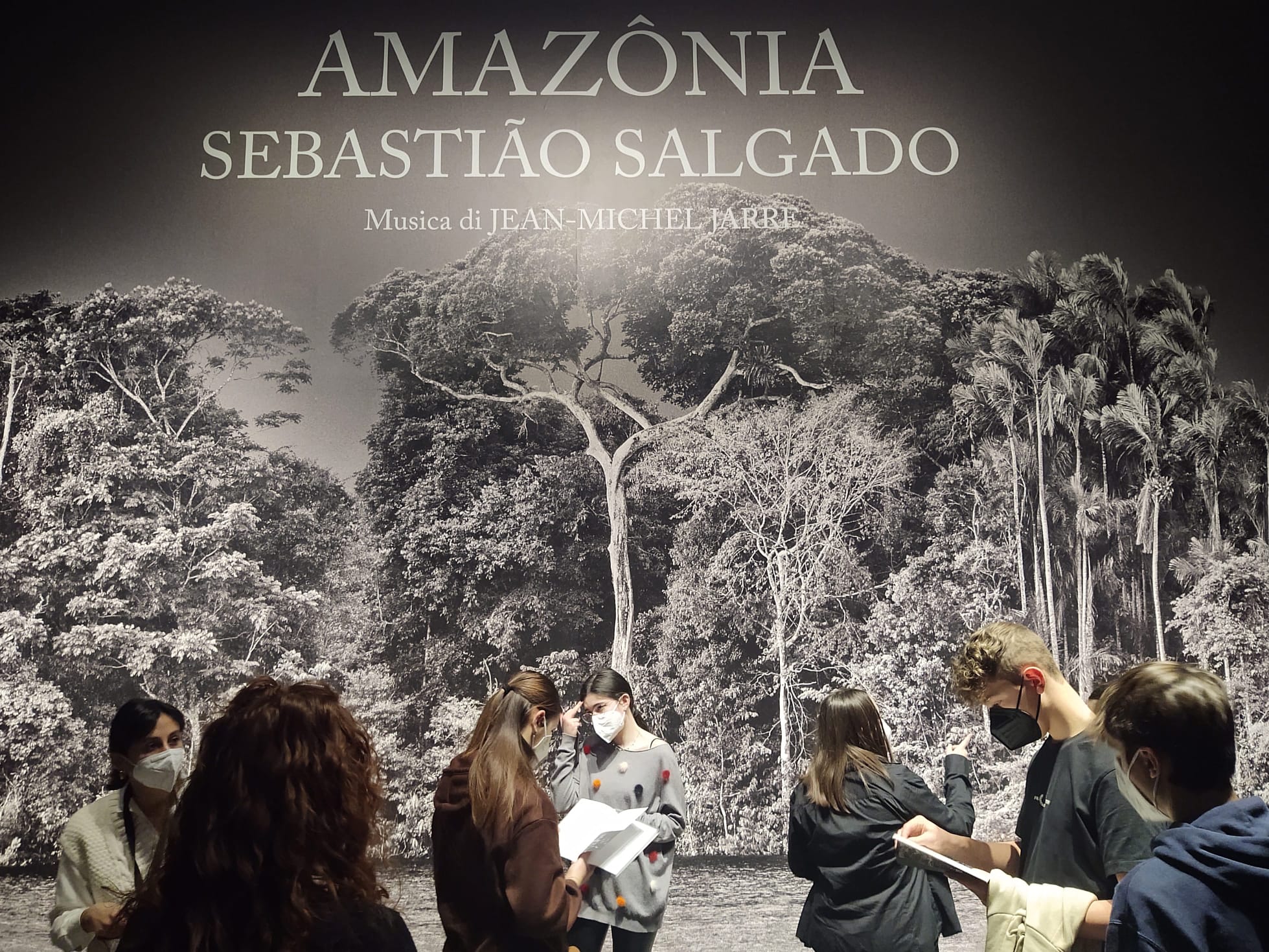 I ragazzi della Consulta alla mostra Amazonia