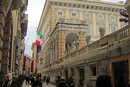 Palazzo Doria Tursi di Genova (foto di William Domenichini - CC BY-SA 3.0</a>, via Wikimedia Commons)