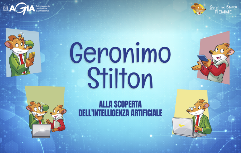 Geronimo Stilton alla scoperta dell’intelligenza artificiale