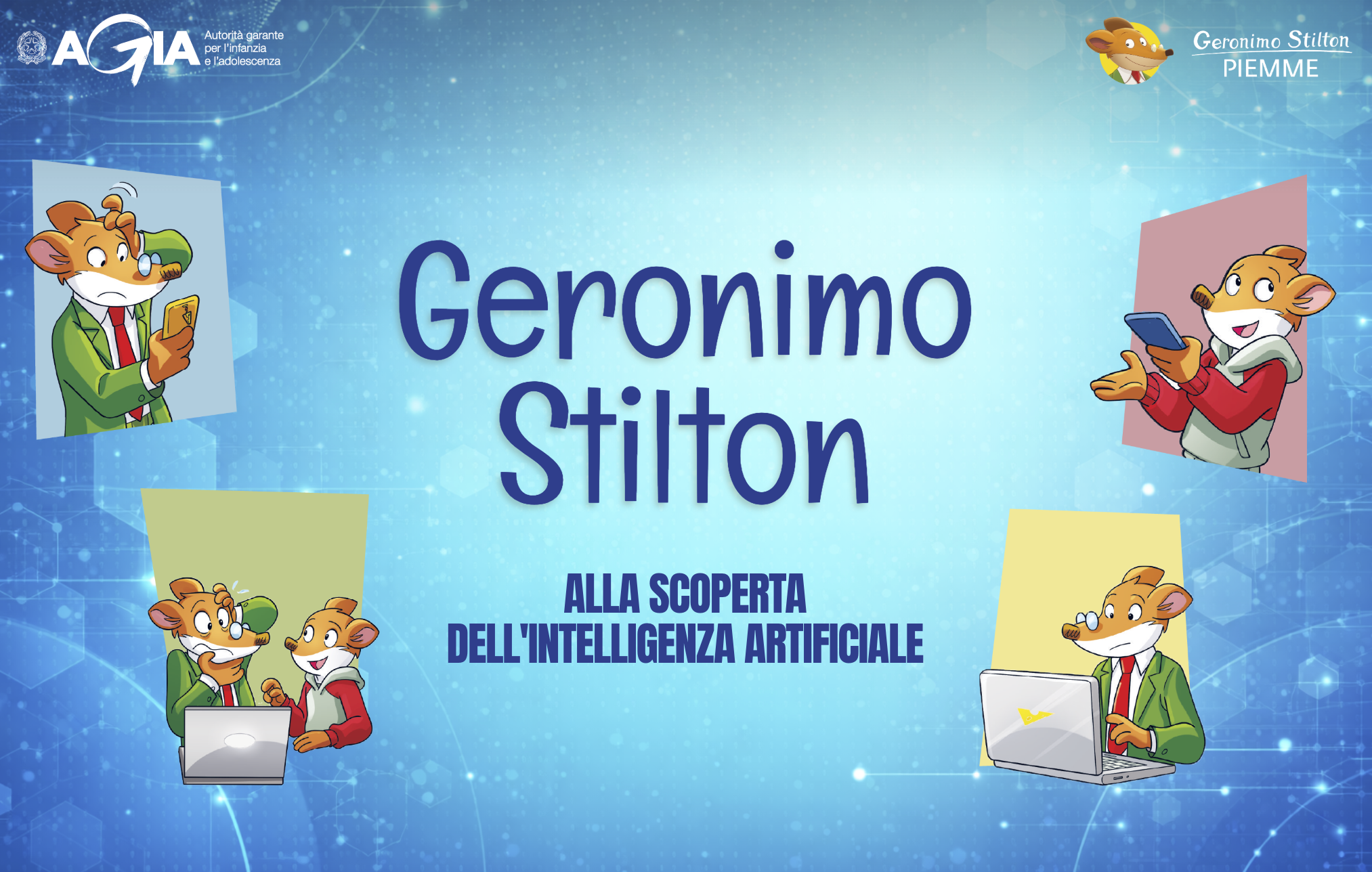 Geronimo Stilton alla scoperta dell’intelligenza artificiale